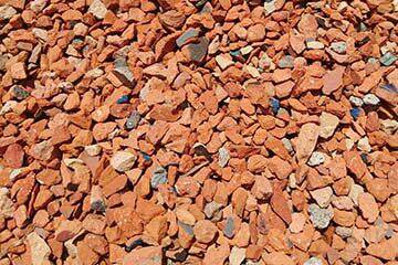 瓦チップ ルーフチップ 庭砂利（赤）（5㍉〜10㍉）