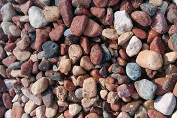 玉砂利 レンガチップ (2.5㍉〜7㍉)